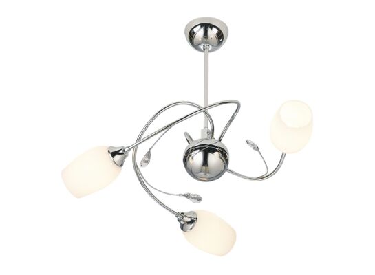 Lampa wisząca BARCELONA 1104 biały, chrom