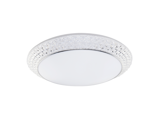 Plafon OMNIA 71316 biało-srebrny