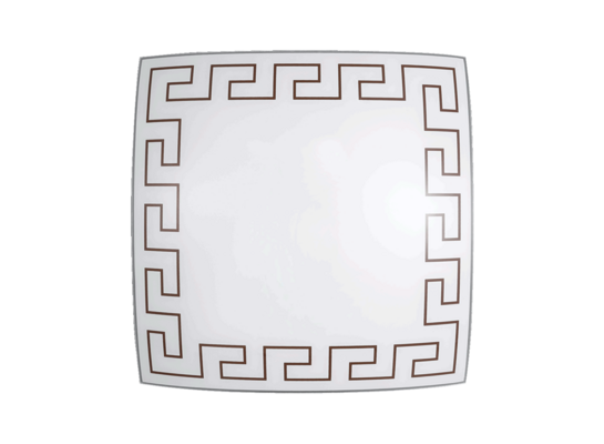 Plafon DELTA 45039 biały mat+ dekor