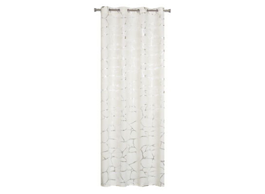 Zasłona z kółkami WUSTE 135 x 260 cm ecru