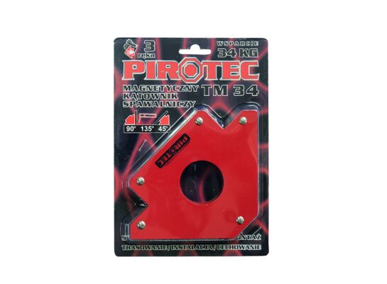 Kątownik – trójkąt magnetyczny TM 34 „Trzecia Ręka” PIROTEC