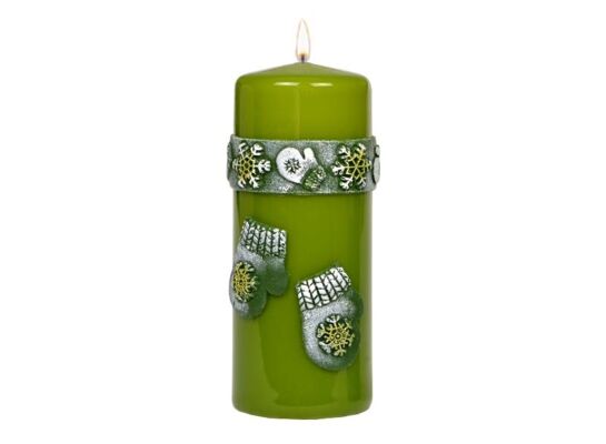 Świeca klubowa KL-5 150 x 58 Christmas Glove lakier oliwkowa