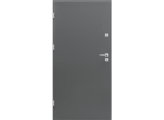 Drzwi zewnętrzne stalowe Magnum 90 prawe antracyt