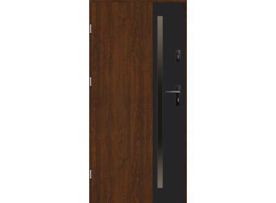 Drzwi zewnętrzne Arteon 2 orzech 90L