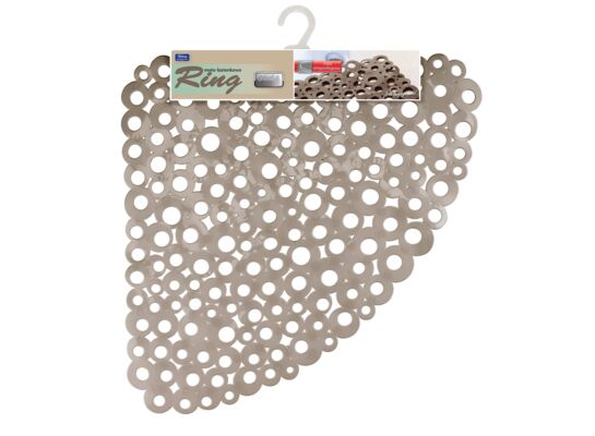 Mata łazienkowa RING 54 x 54 cm jasnobrązowy