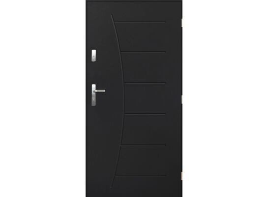 Drzwi zewnętrzne Verde antracyt 80 prawe