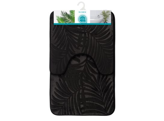 Dywaniki łazienkowe JAMAJKA 2 elementy ciemnoszary