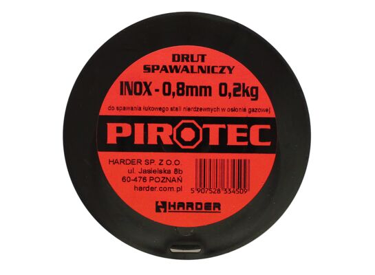 Drut spawalniczy INOX 0,8 mm, 0,2 kg PIROTEC