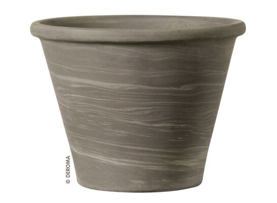 Doniczka ceramiczna Vasum Duo Bianco GRAFITE 21 cm