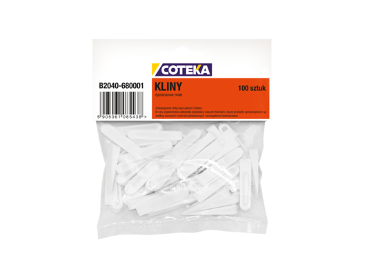 Kliny dystansowe małe 100 sztuk
