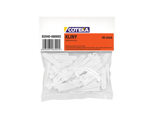 Kliny dystansowe duże 50 sztuk