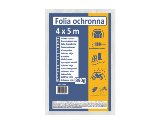 Folia ochronna LDPE 4 x 5 m regranulat