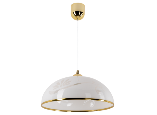 Lampa wisząca Inso A E27 biało-złota