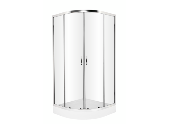 Kabina prysznicowa prosta KAMA 90 cm chrom