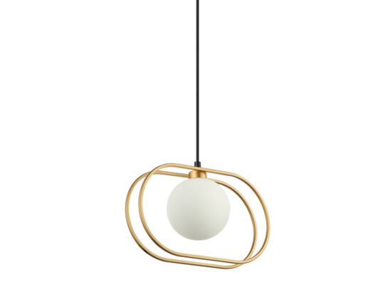 Lampa wisząca  Grosetta G9 złoto-czarna