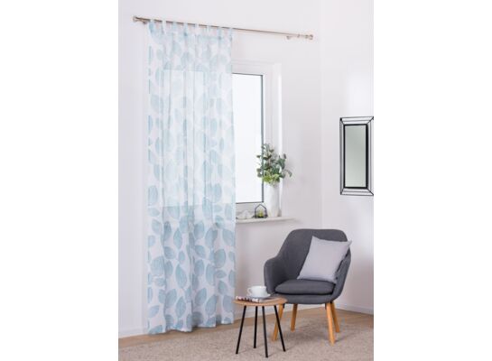 Firana TILLE z patkami 140 x 260 cm