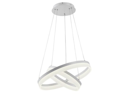 Lampa wisząca 2-płomienna Cornelia biały