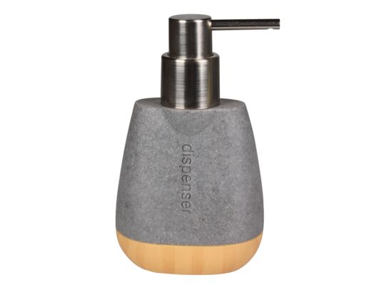 Dozownik STEIN 8 x 7 cm, wys. 14 cm szary