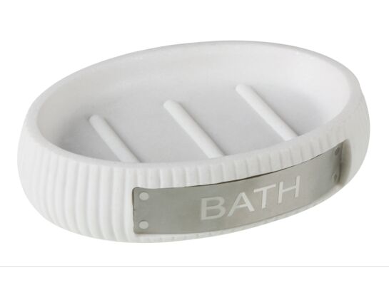 Mydelniczka ROMANTICO 10,5 x 7,5 x 2,5 cm biały