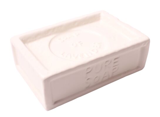 Mydelniczka SAVON,12 x 8 x 4 cm kremowy