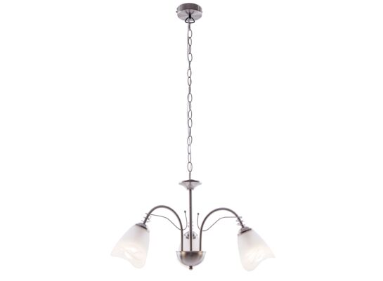 Lampa wisząca 3-płomienna Andrea E14 nikiel