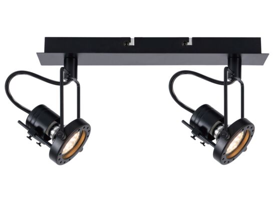 Listwa 2-płomienna Fiji GU10 czarna