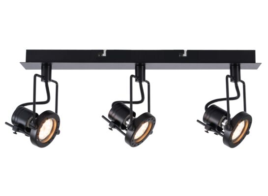 Listwa 3-płomienna Fiji GU10 czarna