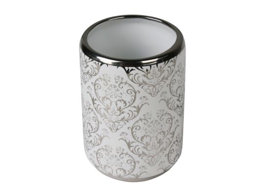 Kubek VENEZIA 8 x 8 x 11 cm srebrny