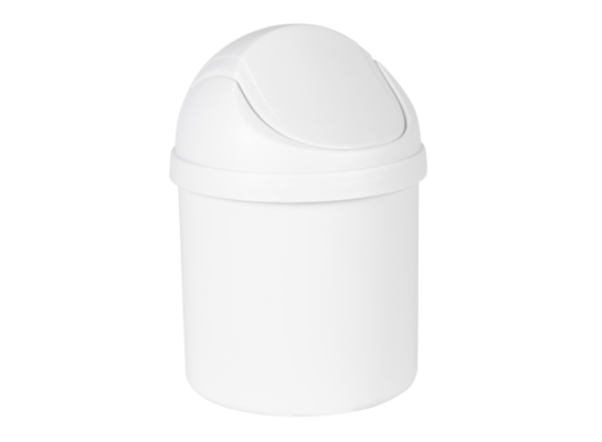 Kosz na śmieci ARTU 1,25 l 13 x 20 cm biały