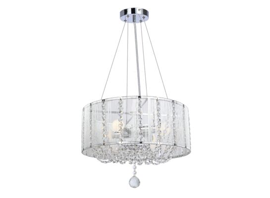 Lampa wisząca 4-płomienna Evarton E14 chrom