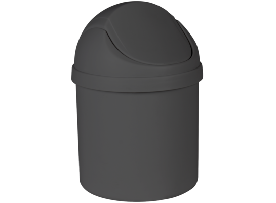 Kosz na śmieci ARTU 1,25 l 13 x 20 cm czarny
