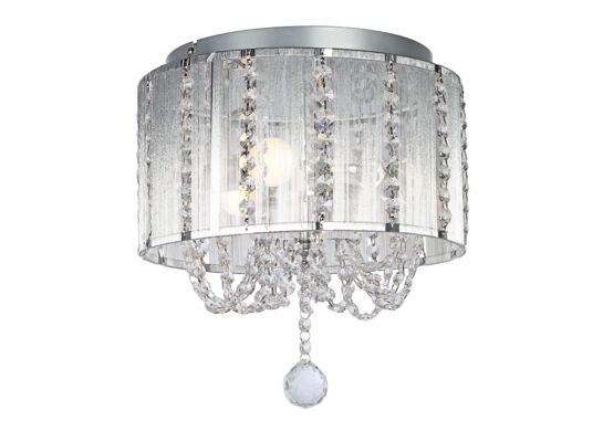 Planfon 3-płomienny Evarton E14 chrom