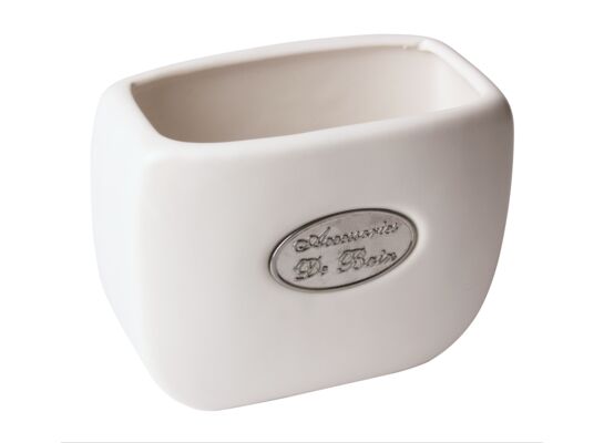 Kubek ROCHER 10,5 x 6 x 8,5 cm biały