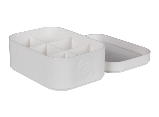 Organizer CLOE przegródka 15 x 11 x 7 cm biały