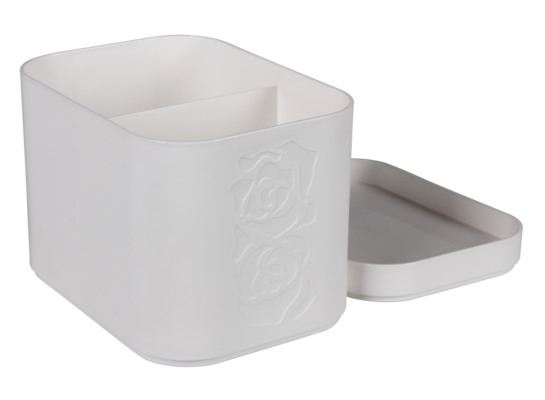 Organizer CLOE przegródka 15 x 11 x 12 cm biały