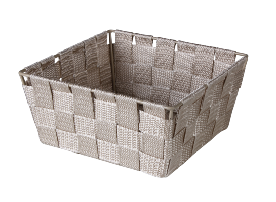 Organizer DOMI 9 x 19 x 19 cm pleciony beż