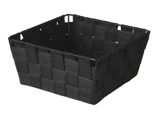 Organizer DOMI 9 x 19 x 19 cm pleciony czarny