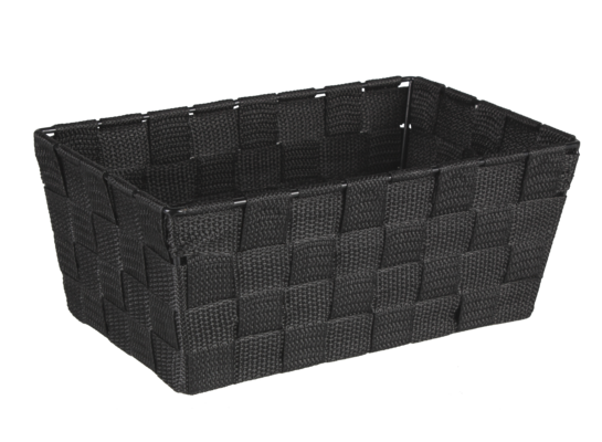 Organizer DOMI 10 x 25 x 15 cm pleciony czarny