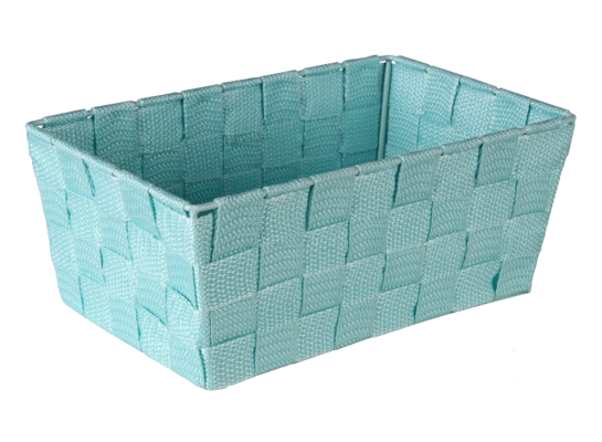 Organizer DOMI 10 x 25 x 15 cm pleciony miętowy