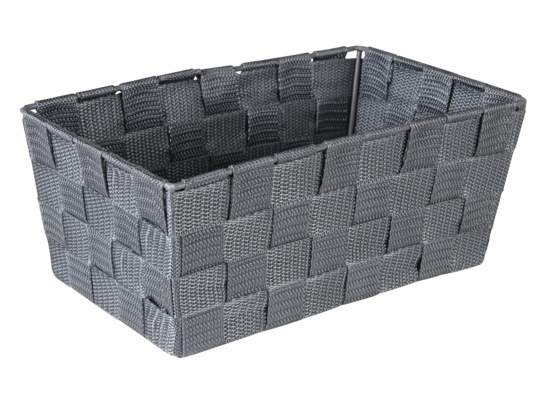 Organizer DOMI 10 x 25 x 15 cm pleciony szary