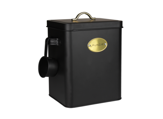 Pojemnik na proszek KANO 18 x 16 x 26 cm czarny