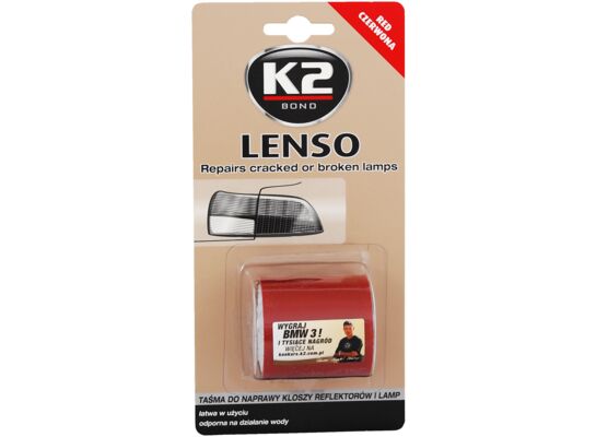 Taśma do naprawy kloszy czerwona K2