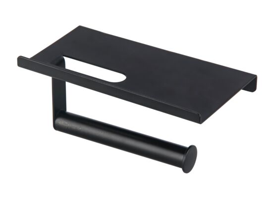 Wieszak na papier toaletowy SPARE 18 x 10 x 8 cm czarny