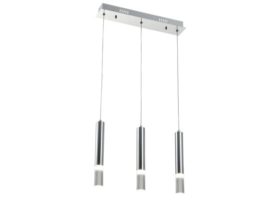Lampa wisząca 3-płomienna Gwen chrom