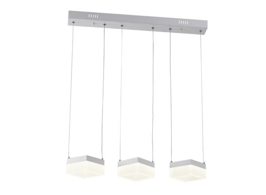 Lampa wisząca 3-płomienna Gina biały