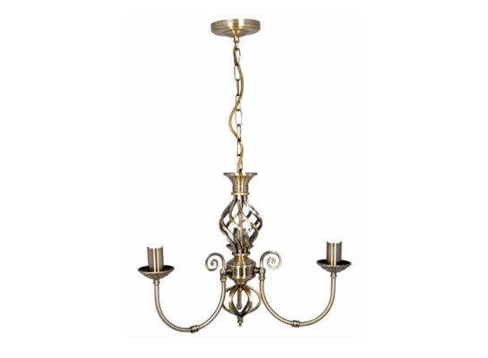 Lampa wisząca 3-płomienna Aimee E14 patyna