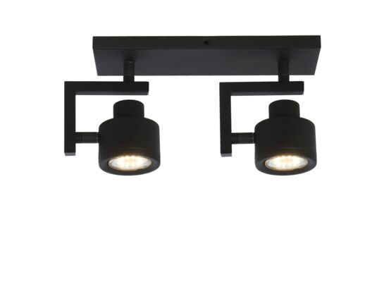 Listwa 2-płomienna Alenis GU10 czarna