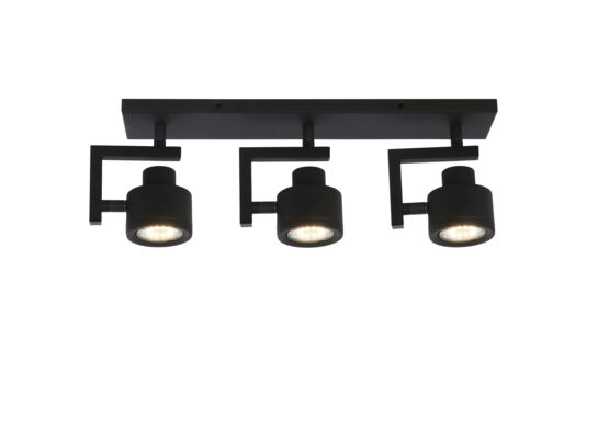 Listwa 3-płomienna Alenis GU10 czarna