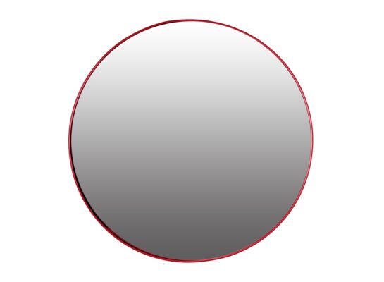 Lustro wiszące RONDO śr.50 cm czerwony
