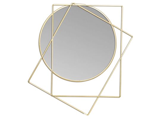 Lustro wiszące NABESNA 52 x 47 cm złoty